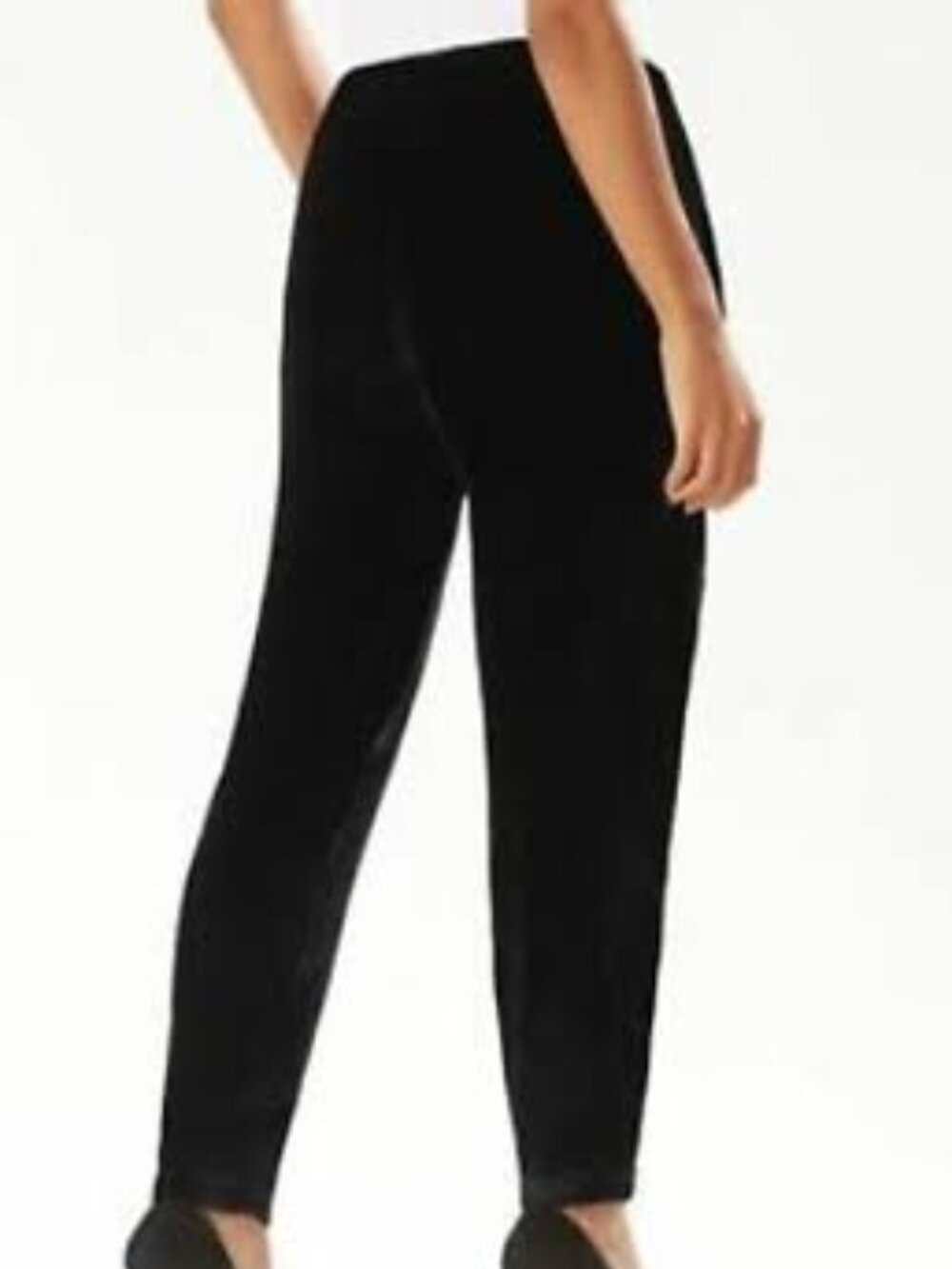 Tommy Bahama Black Velvet Sands Silk Blend Pants Large Pull On NWT
